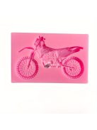 Motorkerékpár alakú szilikon öntőforma