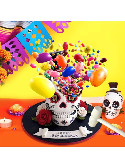 Nagy koponya szilikon tortaforma