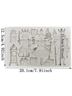 Karácsonyi formakészlet, szilikon BPA-mentes