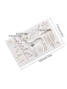 3D-s karácsony témájú szilikon forma