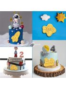 8db jármű alakú kekszforma