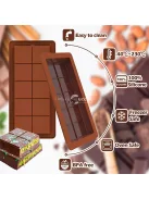 Szilikonból készült, szétszedhető csokoládéformák