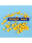 Készlet, Cserélhető sütibélyegzők, mini alfanumerikus sütivágó