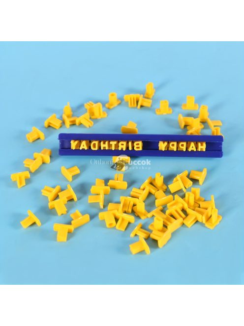 Készlet, Cserélhető sütibélyegzők, mini alfanumerikus sütivágó