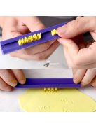 Készlet, Cserélhető sütibélyegzők, mini alfanumerikus sütivágó