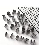 26db, rozsdamentes acél ábécés sütivágók