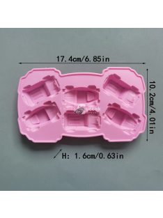   1 db BPA-mentes szilikon autó alakú csokoládé és cukorka forma