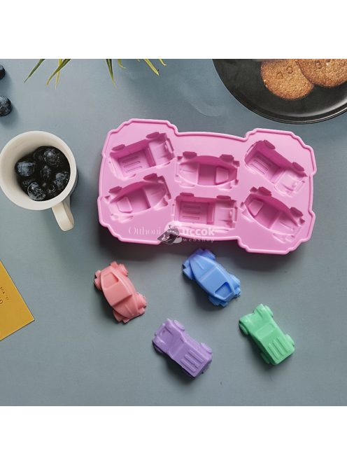 1 db BPA-mentes szilikon autó alakú csokoládé és cukorka forma
