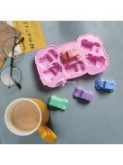 1 db BPA-mentes szilikon autó alakú csokoládé és cukorka forma