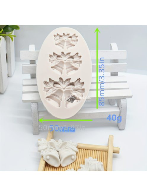 Karácsonyi Csengő Szilikon Öntőforma