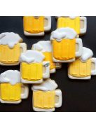Oktoberfest ihlette sör formájú rozsdamentes acél süteményszaggató
