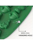 1db, Karácsonyi csokoládé forma, 3D szilikon forma