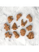 1db, Karácsonyi csokoládé forma, 3D szilikon forma