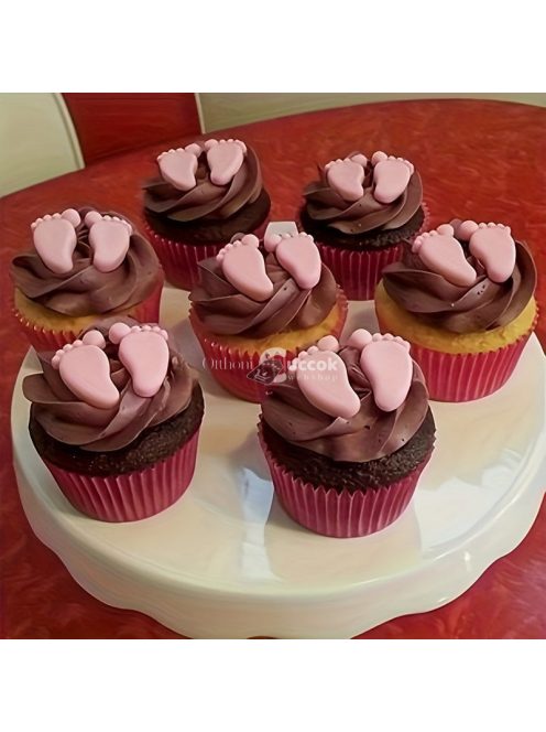 Szilikon baba láb forma