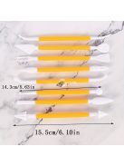 8db/készlet  Sugar Craft Fondant torta tésztafaragó vágó, torta díszítő és formázó