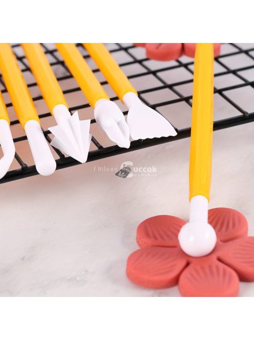 8db/készlet  Sugar Craft Fondant torta tésztafaragó vágó, torta díszítő és formázó