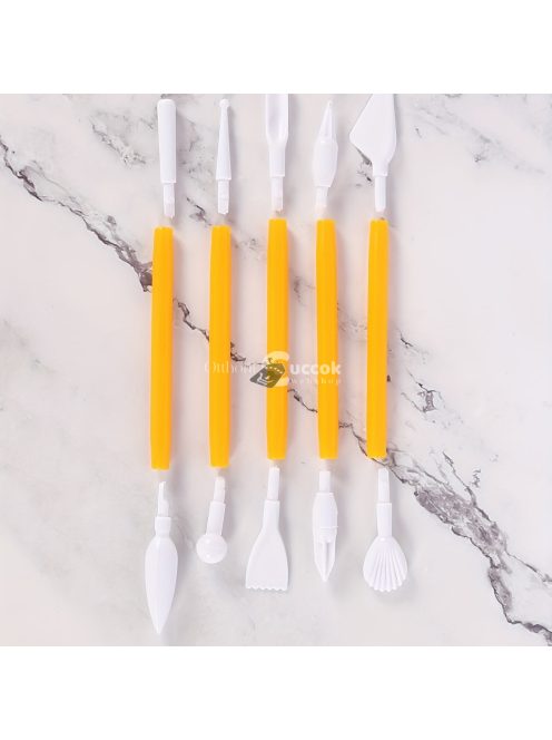 8db/készlet  Sugar Craft Fondant torta tésztafaragó vágó, torta díszítő és formázó