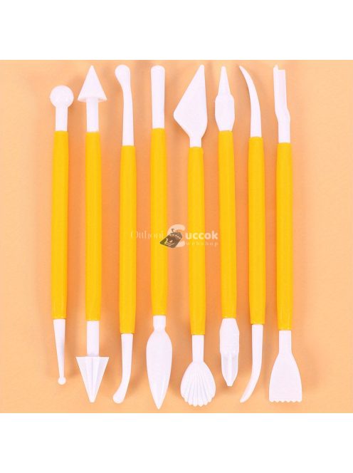 8db/készlet  Sugar Craft Fondant torta tésztafaragó vágó, torta díszítő és formázó