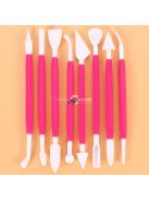 8db/készlet  Sugar Craft Fondant torta tésztafaragó vágó, torta díszítő és formázó