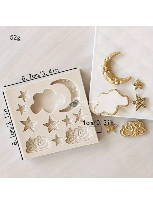 3D Csillag Szilikon Forma