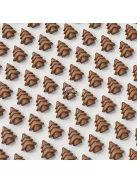Mini karácsonyfa csokoládé forma