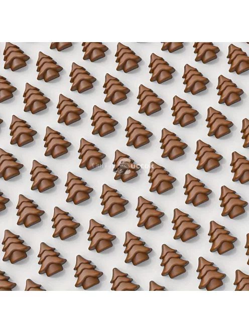 Mini karácsonyfa csokoládé forma