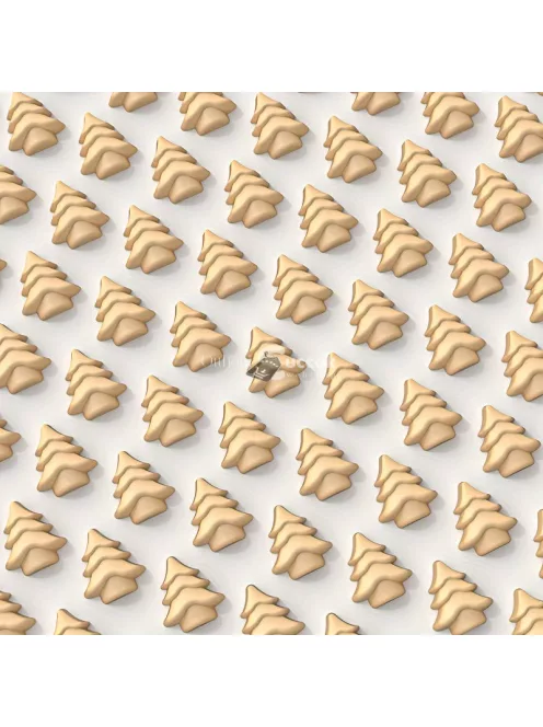 Mini karácsonyfa csokoládé forma