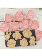 8 darab karácsonyi süti kiszúró