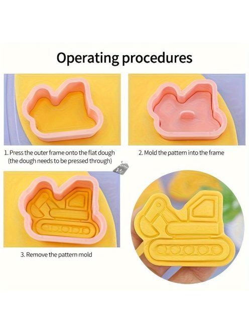 8 darab karácsonyi süti kiszúró