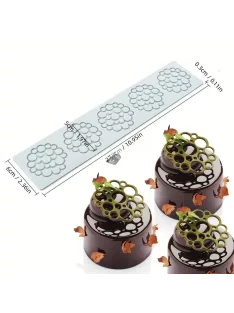 Gourmet torta és sütemny díszítő szilikon forma