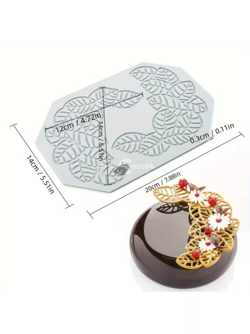 Gourmet torta és sütemny díszítő szilikon forma