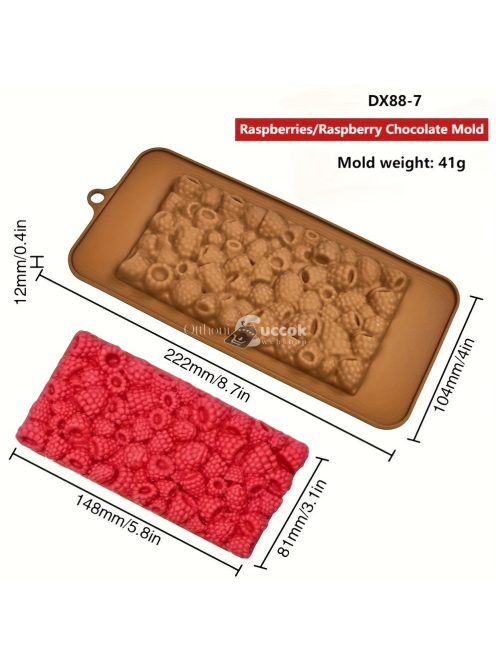 Málna formájú Csokoládé Szilikon Öntőforma