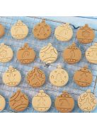 10 darabos Ünnepi Karácsonyi Sütemény- és Csokoládéforma Készlet