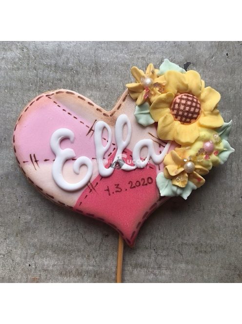 Rozsdamentes Acél Szív Alakú Süteményszaggató