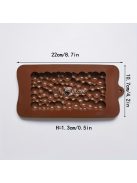 BPA-mentes szilikon buborékos csokoládéforma