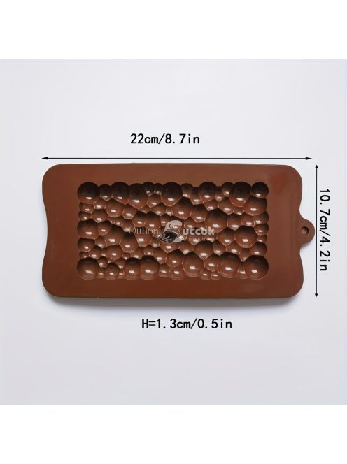 BPA-mentes szilikon buborékos csokoládéforma