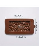 BPA-mentes szilikon buborékos csokoládéforma