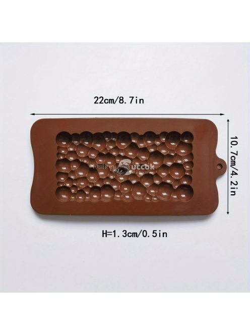 BPA-mentes szilikon buborékos csokoládéforma