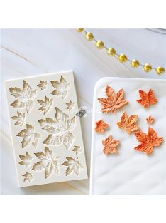 Mini Juharlevél Szilikon Forma Tortadíszítéshez