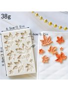 Mini Juharlevél Szilikon Forma Tortadíszítéshez