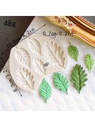 Mini Juharlevél Szilikon Forma Tortadíszítéshez