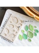 Mini Juharlevél Szilikon Forma Tortadíszítéshez