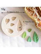 Mini Juharlevél Szilikon Forma Tortadíszítéshez