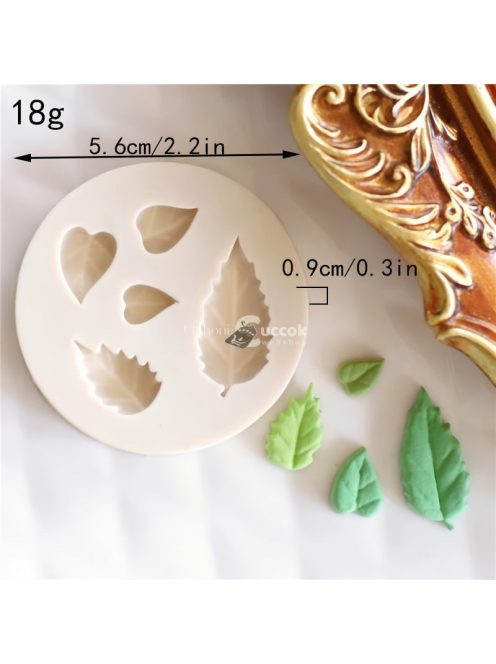 Mini Juharlevél Szilikon Forma Tortadíszítéshez