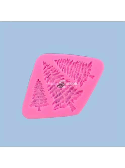 Fenyőfa szilikon forma