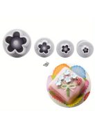 Szilva Virág Szirom Rugós Prés, sütemény dekoráció