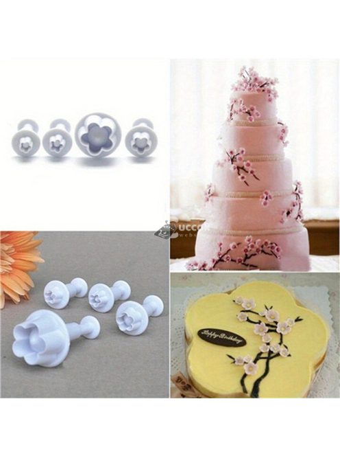 Szilva Virág Szirom Rugós Prés, sütemény dekoráció
