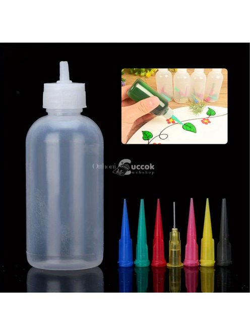 8 darabos tortadíszítő préselt flakon készlet