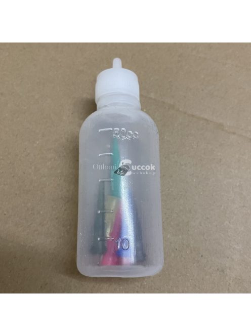 8 darabos tortadíszítő préselt flakon készlet