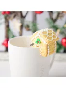 3 részes karácsonyi rozsdamentes acél mini ház süti kiszúró készlet